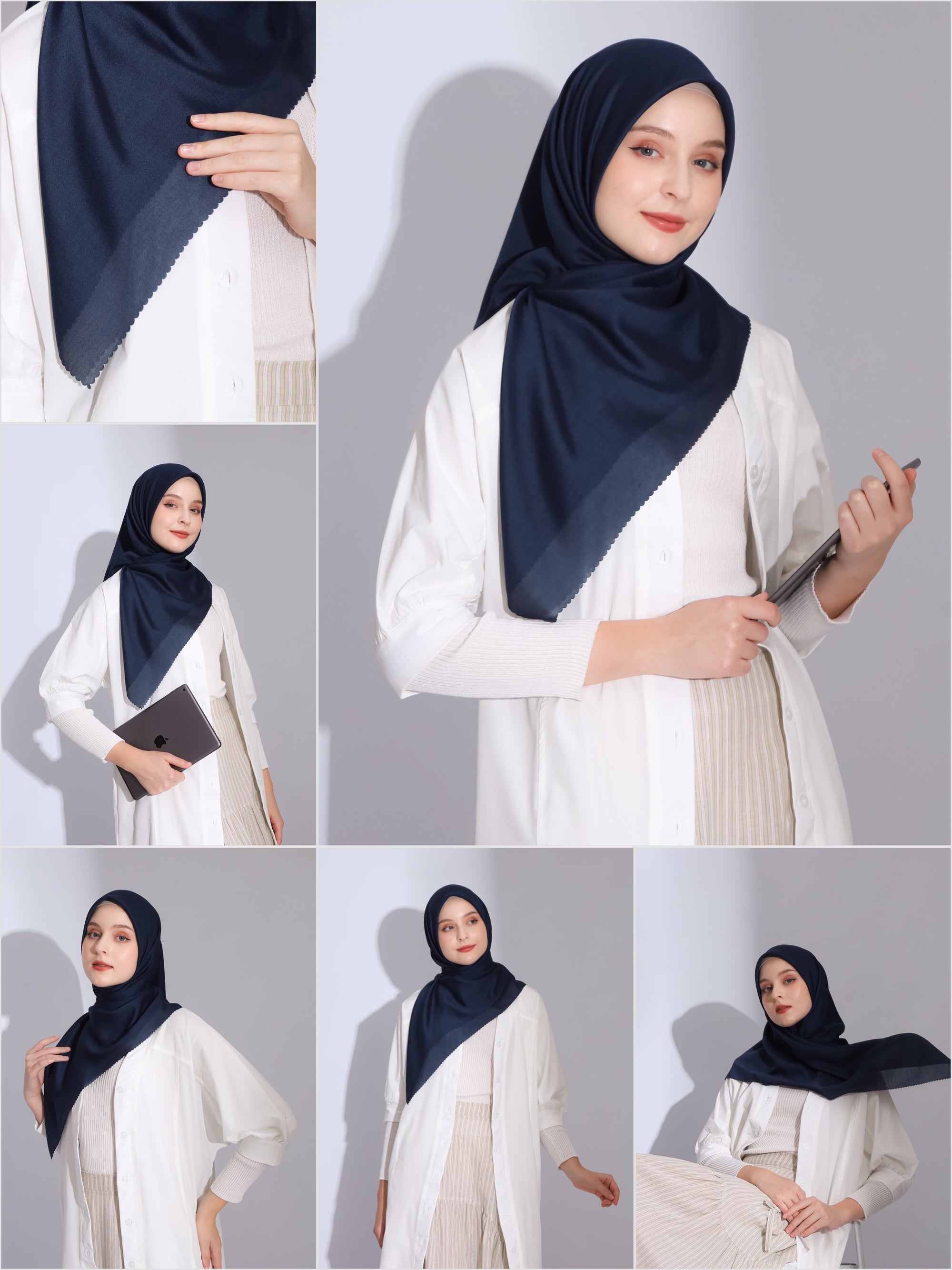 Atlas Hijab Super Premium Shafiyah Kerudung Segi Empat