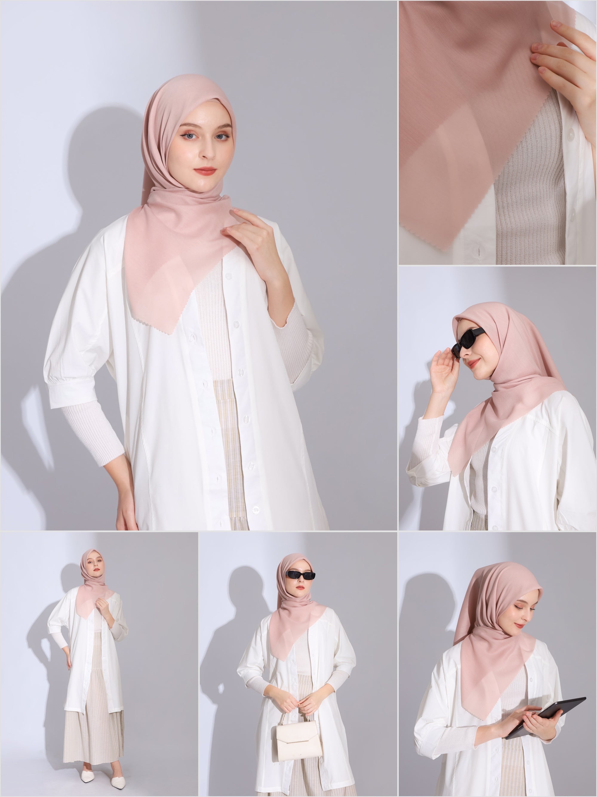 Atlas Hijab Super Premium Shafiyah Kerudung Segi Empat