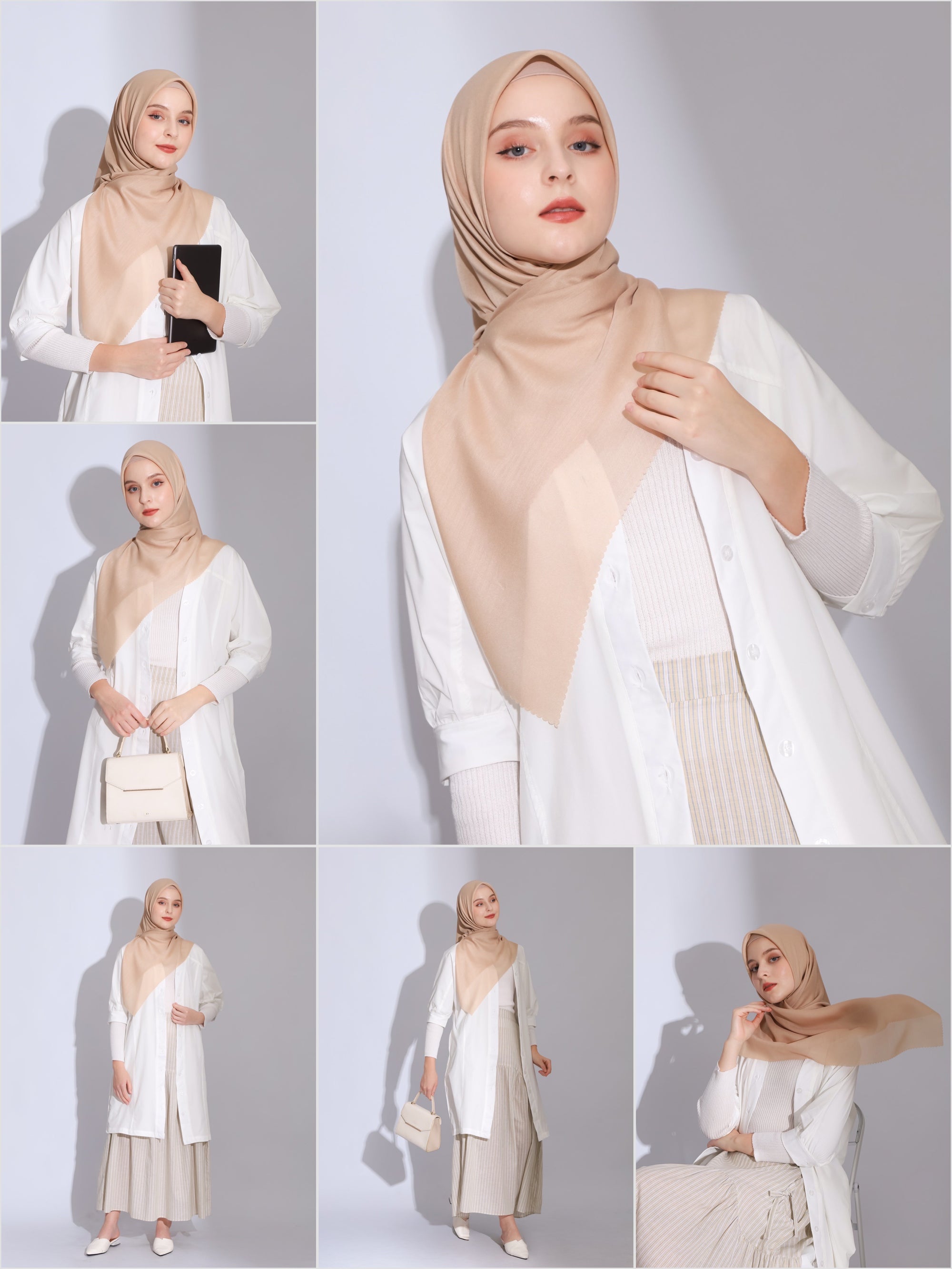 Atlas Hijab Super Premium Shafiyah Kerudung Segi Empat