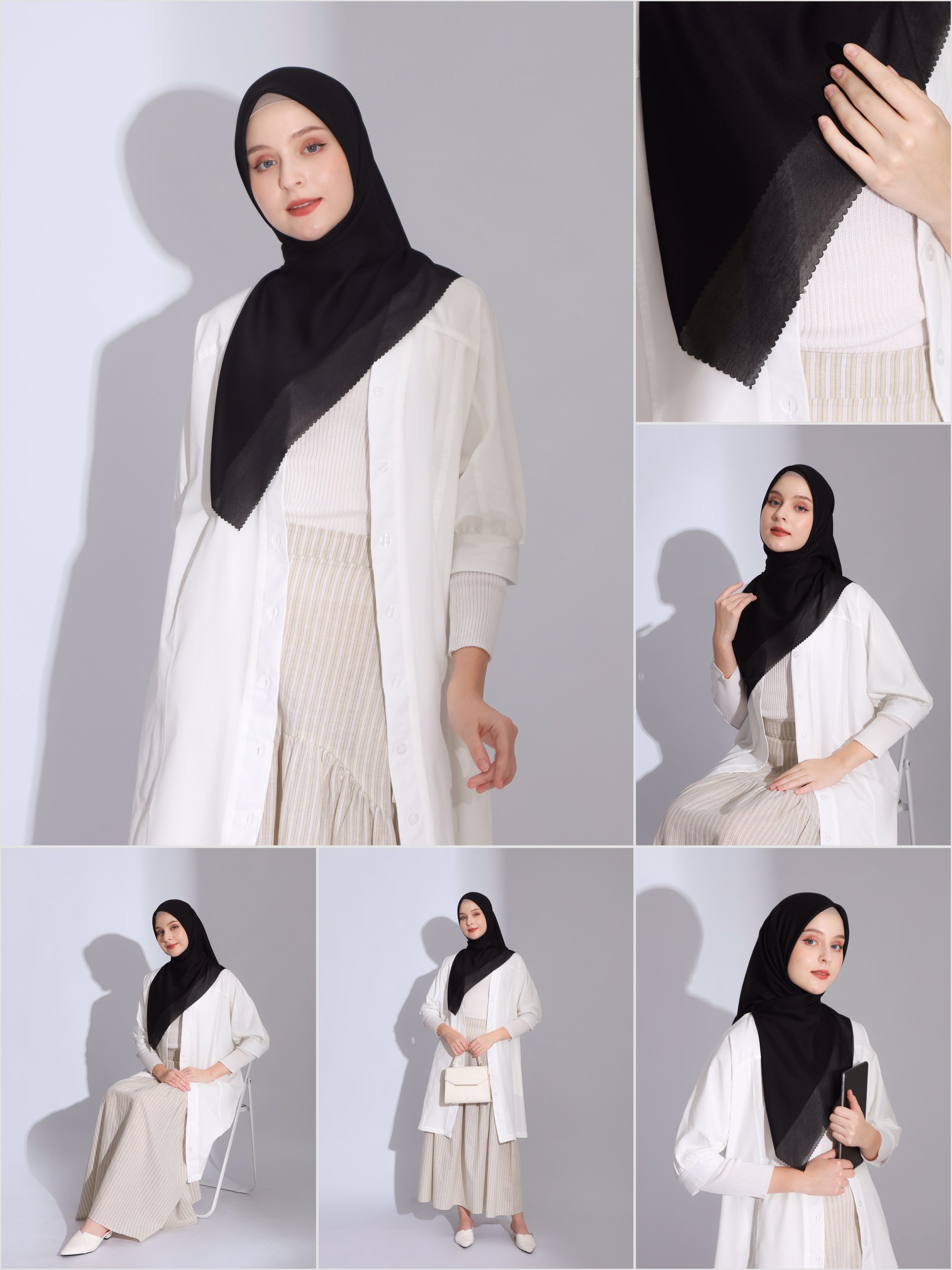 Atlas Hijab Super Premium Shafiyah Kerudung Segi Empat