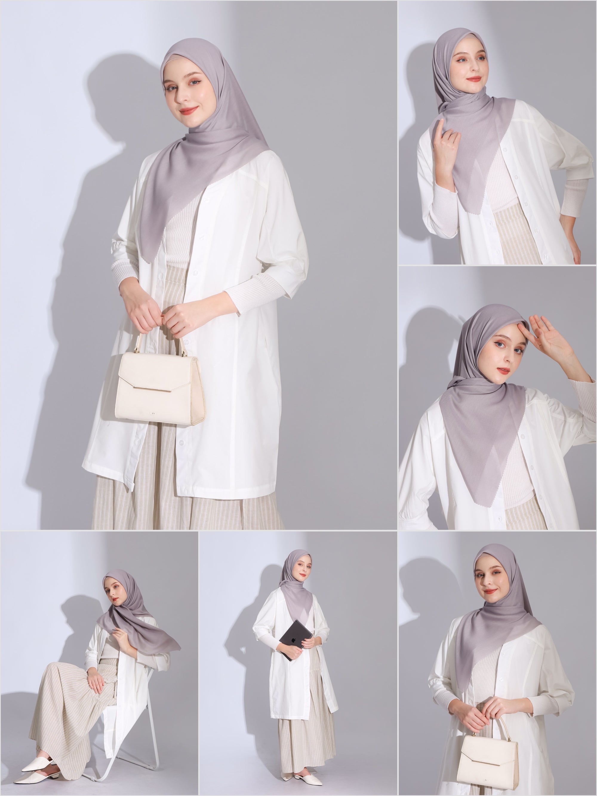 Atlas Hijab Super Premium Shafiyah Kerudung Segi Empat