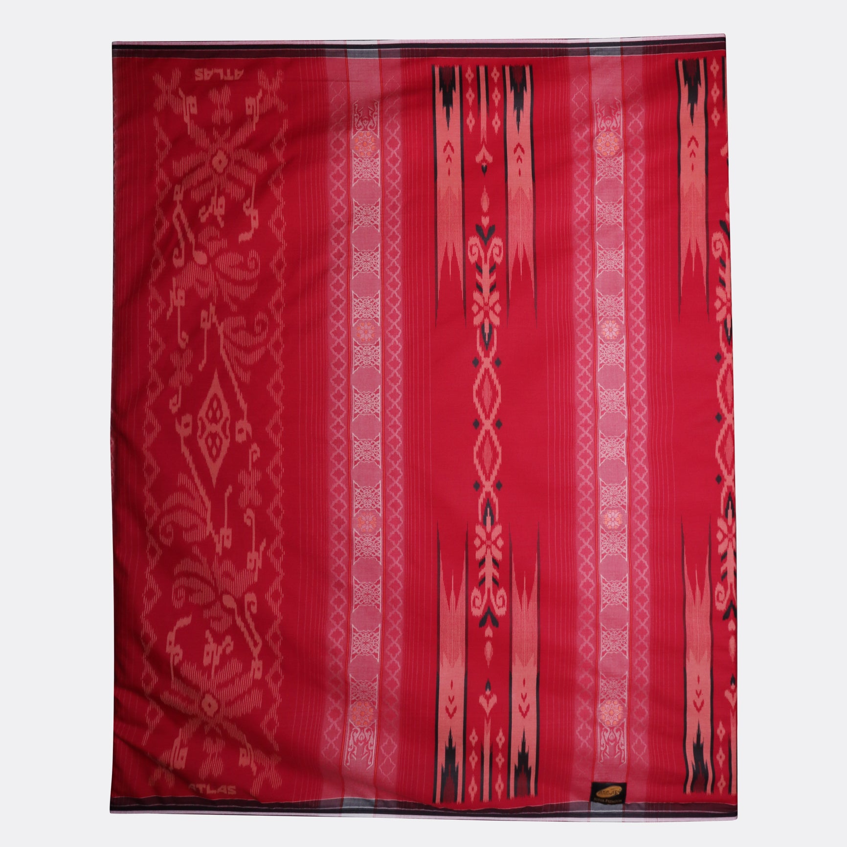 Sarung ATLAS Super Premium 955 Jacquard Kreasi Muscat Merah 01