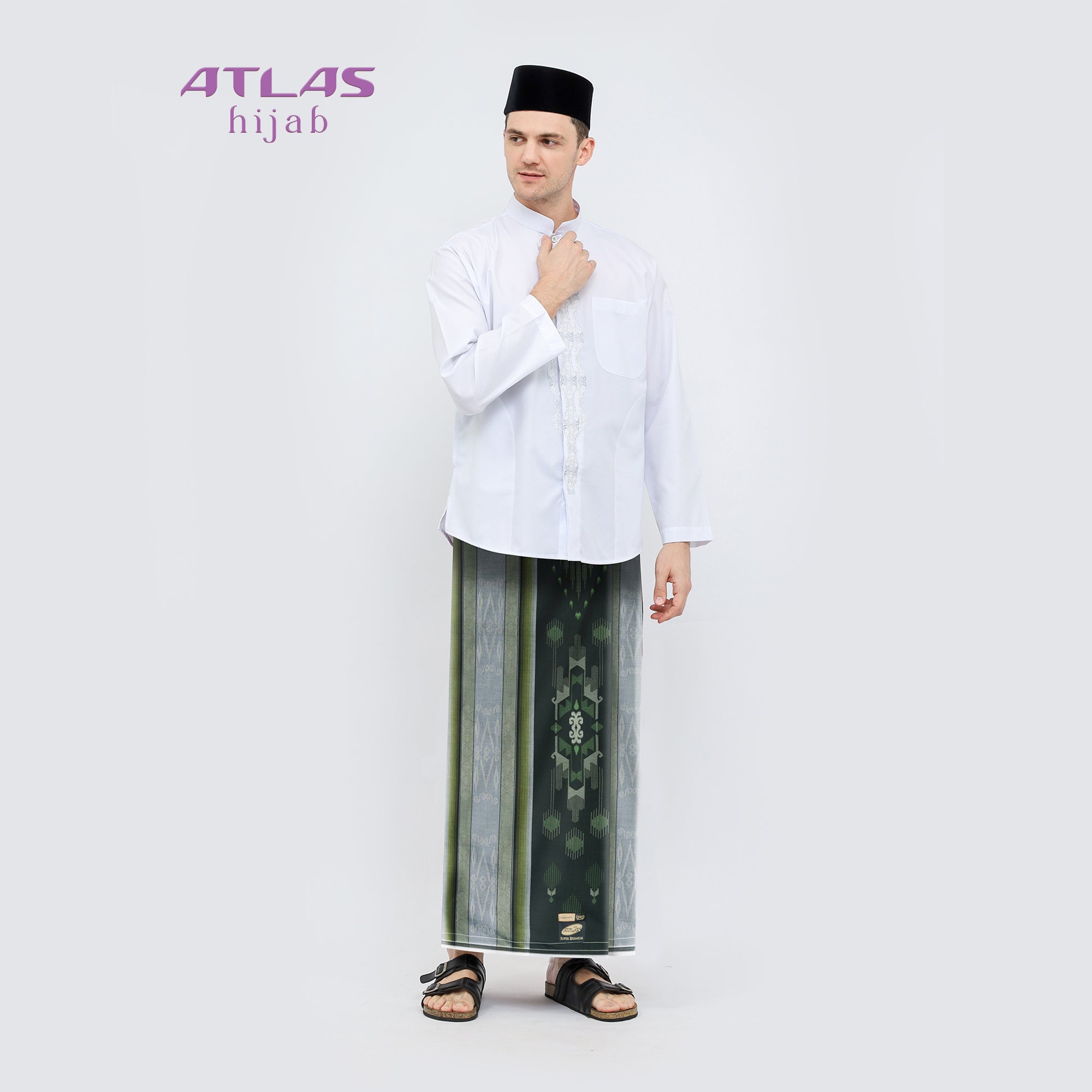 Sarung ATLAS Super Premium 935 A9 DJK Hijau 01
