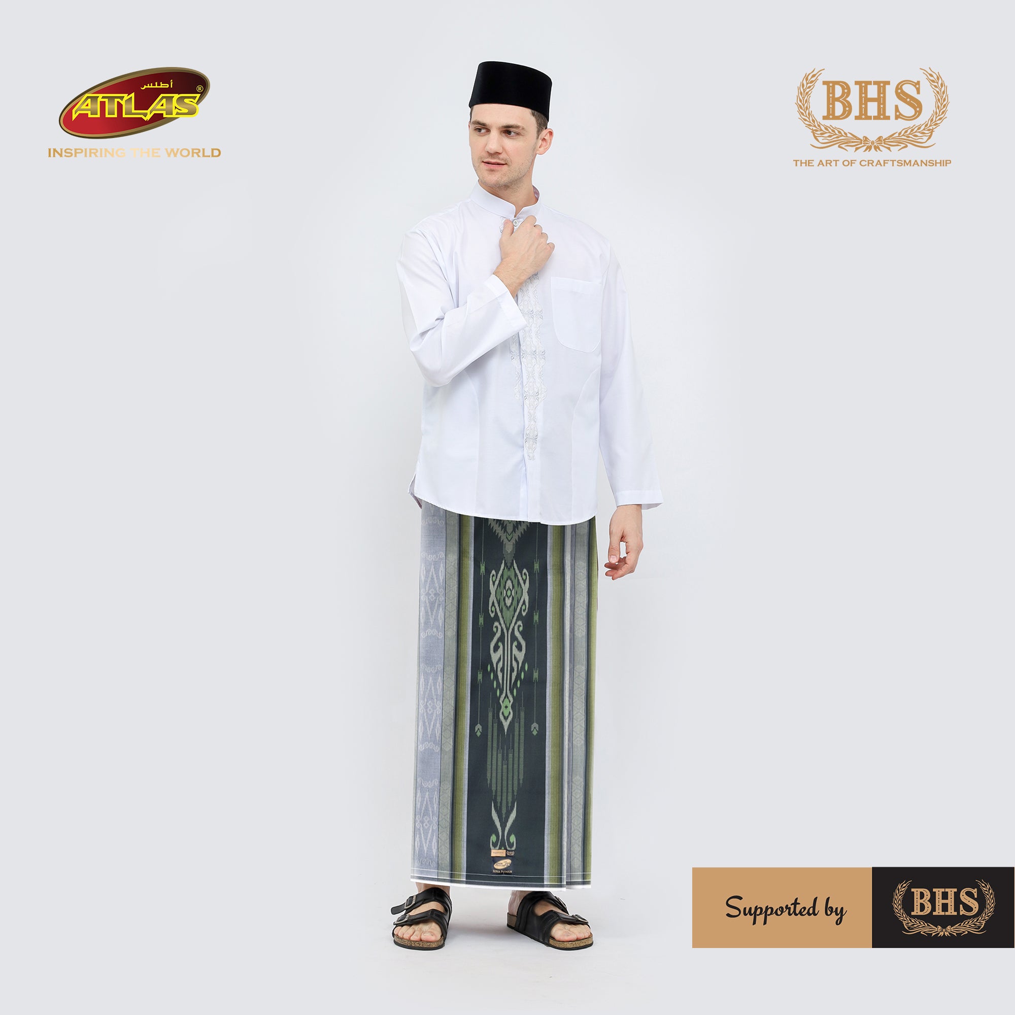 Sarung ATLAS Super Premium 935 A9 DJK Hijau 02