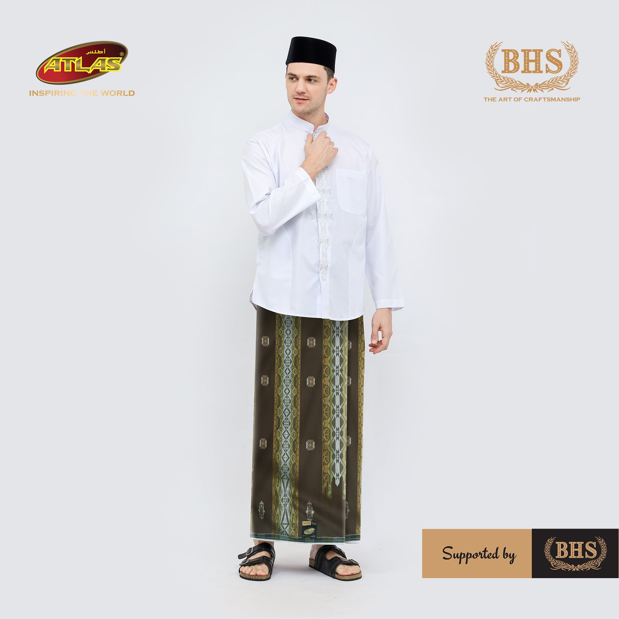 Sarung ATLAS Super Premium 970 A9 JGB Olive Muda 02